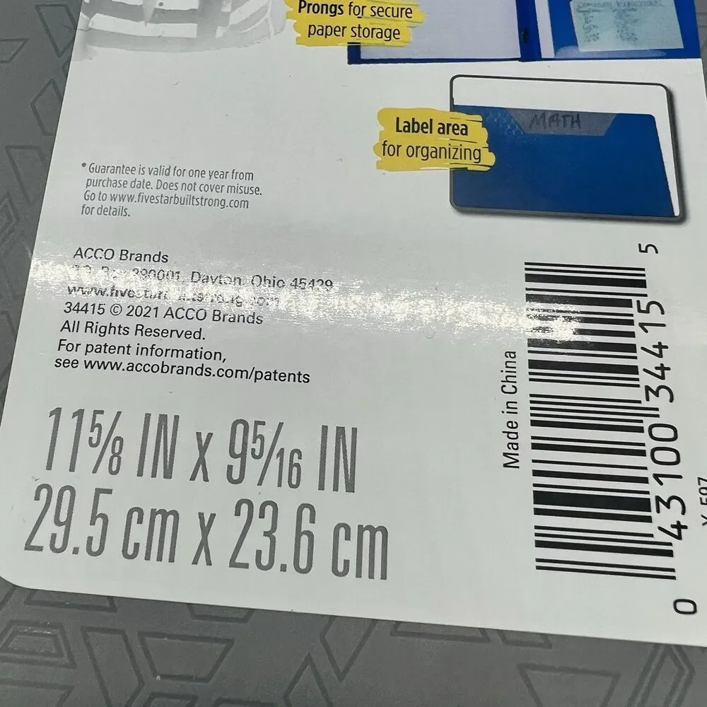 Mead plastic grey